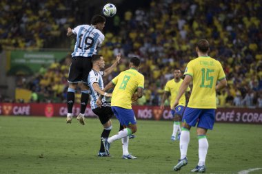 Rio de Janeiro, Rio de Janeiro, Brezilya - 21 Kasım 2023. Brezilya x Arjantin - 2026 Dünya Kupası elemeleri.                       