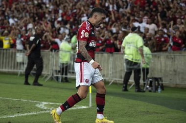 Rio de Janeiro, Rio de Janeiro, Brezilya - 23 Kasım 2023. Flamengo x Red Bull Bragantino - Campeonato Brasileiro.        