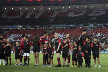 Rio de Janeiro, Rio de Janeiro, Brezilya - 23 Kasım 2023. Flamengo x Red Bull Bragantino - Campeonato Brasileiro.        