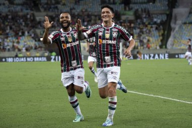 Rio de Janeiro, Rio de Janeiro, Brezilya - 22 Kasım 2023. Fluminense x Sao Paulo - Maracana 'da Campeonato Brasileiro.                  