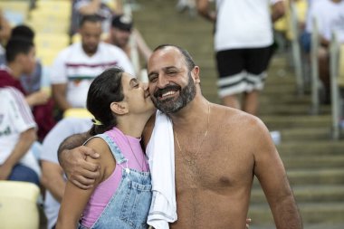 Rio de Janeiro, Rio de Janeiro, Brezilya - 22 Kasım 2023. Fluminense x Sao Paulo - Maracana 'da Campeonato Brasileiro.                  