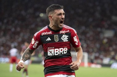 Rio de Janeiro, Rio de Janeiro, Brezilya - 23 Kasım 2023. Flamengo x Red Bull Bragantino - Campeonato Brasileiro.        