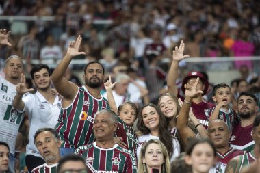 Rio de Janeiro, Rio de Janeiro, Brezilya - 22 Kasım 2023. Fluminense x Sao Paulo - Maracana 'da Campeonato Brasileiro.                  