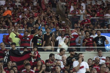 Rio de Janeiro, Rio de Janeiro, Brezilya - 23 Kasım 2023. Flamengo x Red Bull Bragantino - Campeonato Brasileiro.        