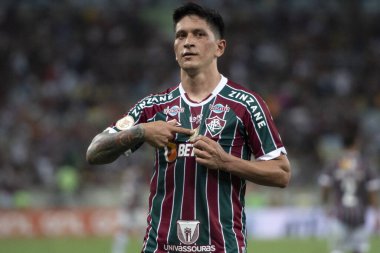 Rio de Janeiro, Rio de Janeiro, Brezilya - 22 Kasım 2023. Fluminense x Sao Paulo - Maracana 'da Campeonato Brasileiro.                  