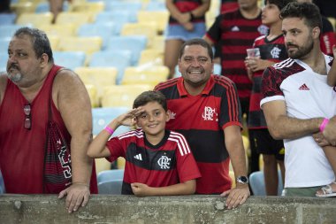 Rio de Janeiro, Rio de Janeiro, Brezilya - 23 Kasım 2023. Flamengo x Red Bull Bragantino - Campeonato Brasileiro.        
