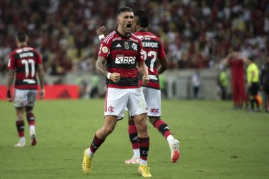 Rio de Janeiro, Rio de Janeiro, Brezilya - 23 Kasım 2023. Flamengo x Red Bull Bragantino - Campeonato Brasileiro.        