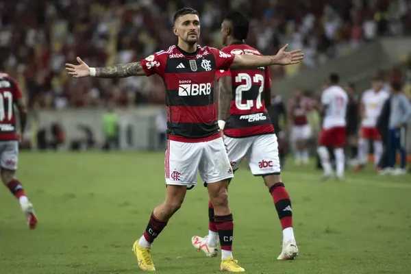 Rio de Janeiro, Rio de Janeiro, Brezilya - 23 Kasım 2023. Flamengo x Red Bull Bragantino - Campeonato Brasileiro.        