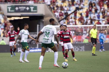 Rio de Janeiro, Rio de Janeiro, Brezilya - Aralık 03, 2023. Maracana 'da Flamengo x Cuiaba - Brezilya Şampiyonası.                       