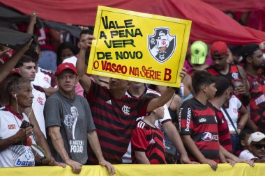 Rio de Janeiro, Rio de Janeiro, Brezilya - Aralık 03, 2023. Maracana 'da Flamengo x Cuiaba - Brezilya Şampiyonası.                       