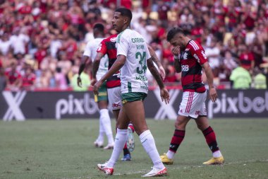 Rio de Janeiro, Rio de Janeiro, Brezilya - Aralık 03, 2023. Maracana 'da Flamengo x Cuiaba - Brezilya Şampiyonası.                       