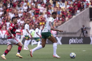 Rio de Janeiro, Rio de Janeiro, Brezilya - Aralık 03, 2023. Maracana 'da Flamengo x Cuiaba - Brezilya Şampiyonası.                       