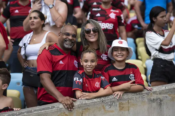 Rio de Janeiro, Rio de Janeiro, Brezilya - Aralık 03, 2023. Maracana 'da Flamengo x Cuiaba - Brezilya Şampiyonası.                       