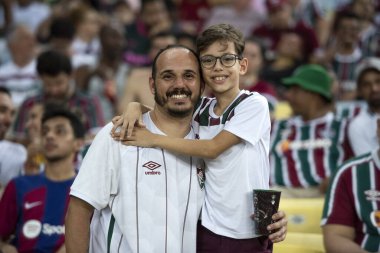 Rio de Janeiro, Rio de Janeiro, Brezilya - Aralık 06, 2023. Fluminense x Gremio - Brezilya Şampiyonası.             