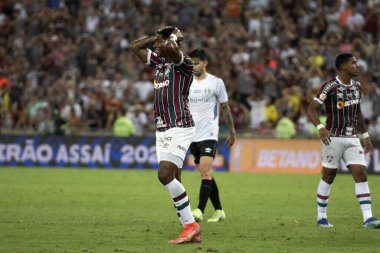 Rio de Janeiro, Rio de Janeiro, Brezilya - Aralık 06, 2023. Fluminense x Gremio - Brezilya Şampiyonası.             