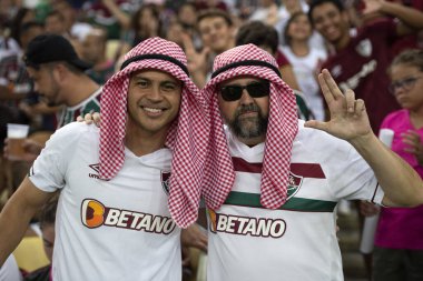 Rio de Janeiro, Rio de Janeiro, Brezilya - Aralık 06, 2023. Fluminense x Gremio - Brezilya Şampiyonası.             