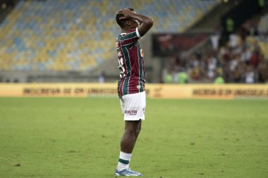 Rio de Janeiro, Rio de Janeiro, Brezilya - Aralık 06, 2023. Fluminense x Gremio - Brezilya Şampiyonası.             