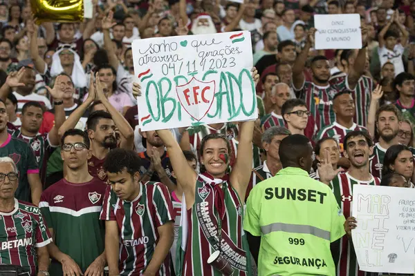 Rio Janeiro Rio Janeiro Brasile Dicembre 2023 Fluminense Gremio Campionato — Foto Stock