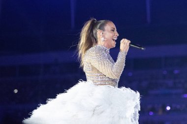 Rio de Janeiro (RJ), 20.12.2023 - Brezilyalı şarkıcı Ivete Sangalo 30 yıllık müzik kariyerini Maracana Stadyumu 'nda konser vererek kutladı.      