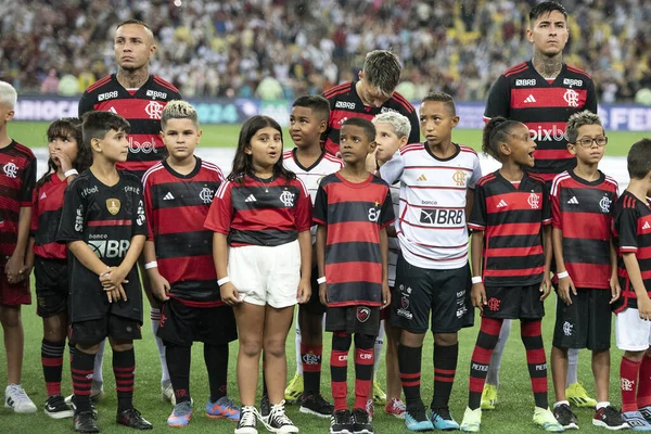 Rio Janeiro 2024 Partido Entre Vasco Flamengo Por Campeonato Carioca —  Fotos de Stock