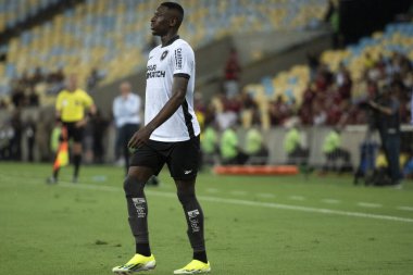 Rio de Janeiro, Rio de Janeiro, Brezilya - 7 Şubat 2024. Campeonato Carioca 2024 için Maracana 'da Botafogo x Flamengo.       