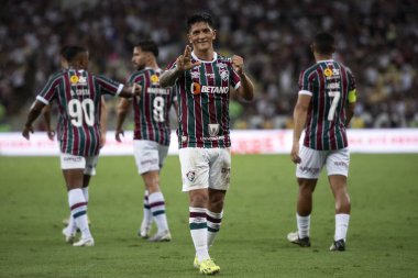 Rio de Janeiro (RJ), 08.02.2024 - Maracan 'daki Campeonato Carioca için Fluminense x Sampaio Corra eşleşmesi.          