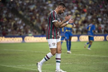 Rio de Janeiro (RJ), 08.02.2024 - Maracan 'daki Campeonato Carioca için Fluminense x Sampaio Corra eşleşmesi.          