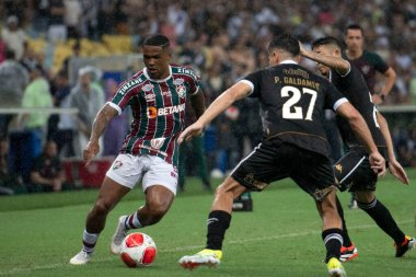 Rio de Janeiro (RJ), 14.02.2024 - Maracan 'daki Campeonato Carioca için Fluminense x Vasco ile maç.               