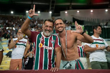 Rio de Janeiro (RJ), 14.02.2024 - Maracan 'daki Campeonato Carioca için Fluminense x Vasco ile maç.               