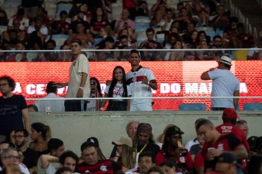 Rio de Janeiro (RJ), 20.02.2024 - FLAMENGO X BOAVISTA - Maracan 'daki Campeonato Carioca için Flamengo x Boavista ile maç.                               