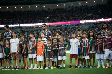 Rio de Janeiro (RJ), 14.02.2024 - Maracan 'daki Campeonato Carioca için Fluminense x Vasco ile maç.               