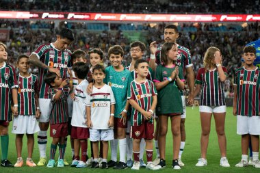 Rio de Janeiro (RJ), 14.02.2024 - Maracan 'daki Campeonato Carioca için Fluminense x Vasco ile maç.               