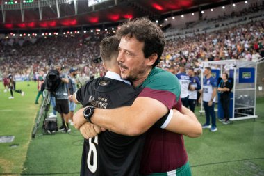 Rio de Janeiro (RJ), 14.02.2024 - Maracan 'daki Campeonato Carioca için Fluminense x Vasco ile maç.               