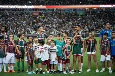 Rio de Janeiro (RJ), 14.02.2024 - Maracan 'daki Campeonato Carioca için Fluminense x Vasco ile maç.               