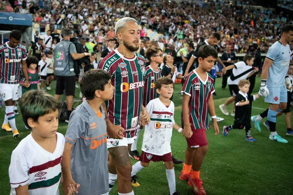 Rio Janeiro 2024 Zápas Mezi Fluminense Vasco Campeonato Carioca Maracanu — Stock fotografie