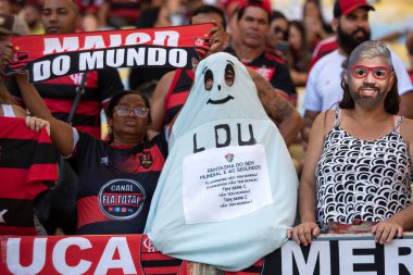 Rio de Janeiro (RJ), 25.02.2024 - FLAMENGO X FLUMINENSE - Flamengo x Fluminense for the Campeonato Carioca at Maracan.                     