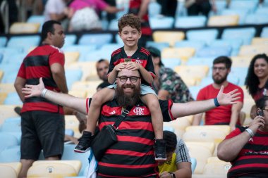 Rio de Janeiro (RJ), 25.02.2024 - FLAMENGO X FLUMINENSE - Flamengo x Fluminense for the Campeonato Carioca at Maracan.                     