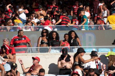 Rio de Janeiro (RJ), 25.02.2024 - FLAMENGO X FLUMINENSE - Flamengo x Fluminense for the Campeonato Carioca at Maracan.                     