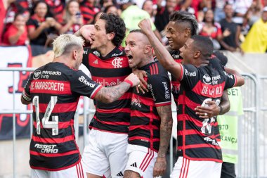 Rio de Janeiro (RJ), 25.02.2024 - FLAMENGO X FLUMINENSE - Flamengo x Fluminense for the Campeonato Carioca at Maracan.                     