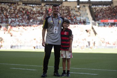 Rio de Janeiro (RJ), 25.02.2024 - FLAMENGO X FLUMINENSE - Flamengo x Fluminense for the Campeonato Carioca at Maracan.                     