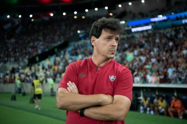 Rio de Janeiro (RJ), 09.03.2024 - FLAMENSE x FLAMENGO - Maracan 'daki Fluminense x Flamengo maçı, Campeonato Carioca' nın yarı finalinin ilk maçı.                 