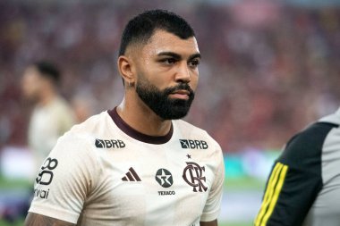 Rio de Janeiro (RJ), 16.03.2024 - FLAMENGO x FLUMINENSE - Maracan 'da Flamengo x Fluminense ile maç, Campeonato Carioca yarı finalinin ikinci maçı.                     