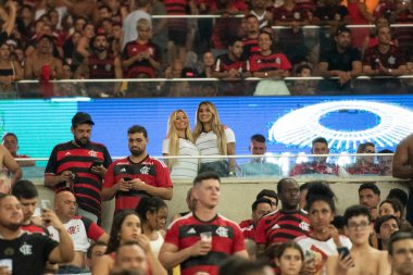 Rio de Janeiro (RJ), 16.03.2024 - FLAMENGO x FLUMINENSE - Maracan 'da Flamengo x Fluminense ile maç, Campeonato Carioca yarı finalinin ikinci maçı.                     