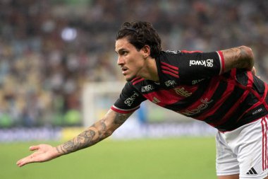 Rio de Janeiro (RJ), 16.03.2024 - FLAMENGO x FLUMINENSE - Maracan 'da Flamengo x Fluminense ile maç, Campeonato Carioca yarı finalinin ikinci maçı.                     