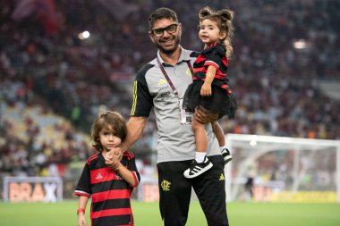 Rio de Janeiro (RJ), 16.03.2024 - FLAMENGO x FLUMINENSE - Maracan 'da Flamengo x Fluminense ile maç, Campeonato Carioca yarı finalinin ikinci maçı.                     
