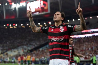 Rio de Janeiro (RJ), 16.03.2024 - FLAMENGO x FLUMINENSE - Maracan 'da Flamengo x Fluminense ile maç, Campeonato Carioca yarı finalinin ikinci maçı.                     