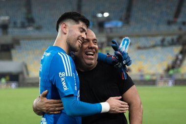 Rio de Janeiro (RJ), 16.03.2024 - FLAMENGO x FLUMINENSE - Maracan 'da Flamengo x Fluminense ile maç, Campeonato Carioca yarı finalinin ikinci maçı.                     