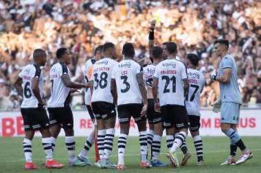 Rio de Janeiro, Rio de Janeiro, Brezilya - 17 Mart 2024. Nova Iguacu x Vasco, Maracana Stadyumu 'nda. Yarı final Campeonato Carioca.                    