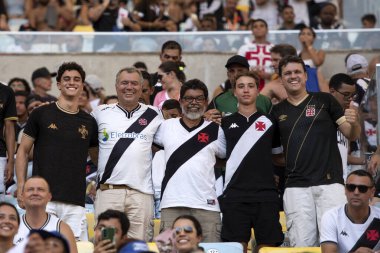 Rio de Janeiro, Rio de Janeiro, Brezilya - 17 Mart 2024. Nova Iguacu x Vasco, Maracana Stadyumu 'nda. Yarı final Campeonato Carioca.                    