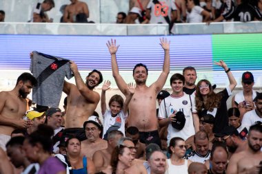 Rio de Janeiro, Rio de Janeiro, Brezilya - 17 Mart 2024. Nova Iguacu x Vasco, Maracana Stadyumu 'nda. Yarı final Campeonato Carioca.                    